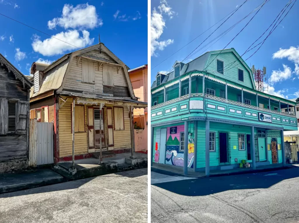 Soufriere houses