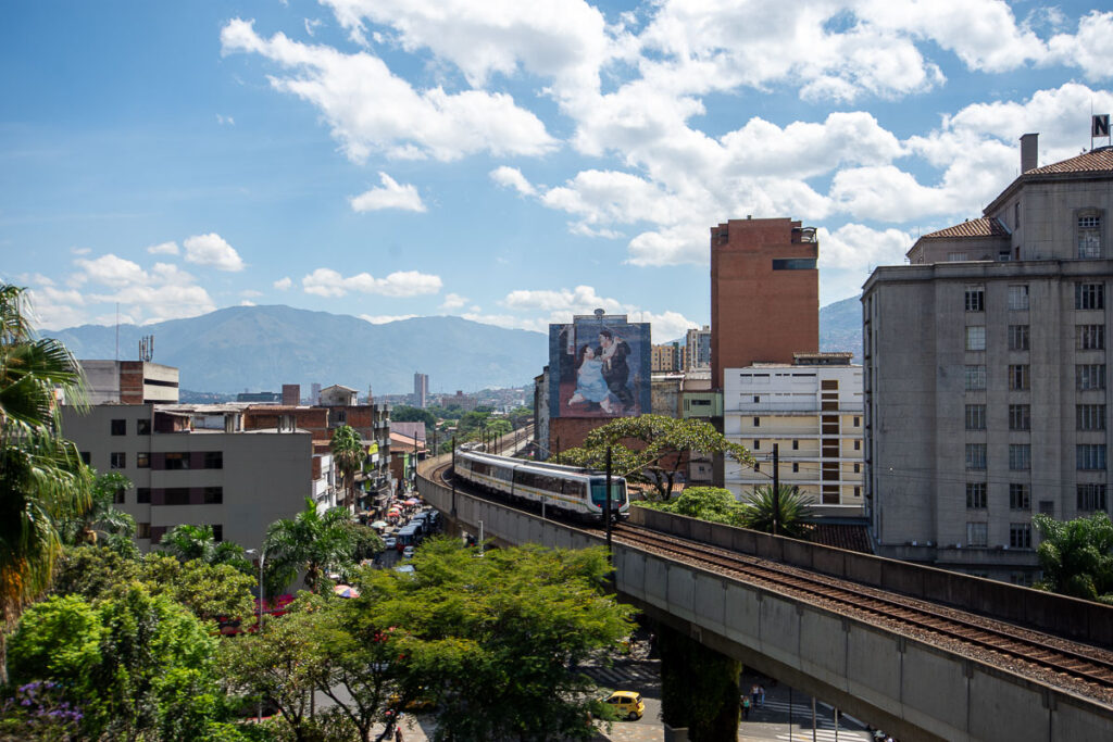 View from the rooftop of Palacio de la Cultura Rafael Uribe Uribe