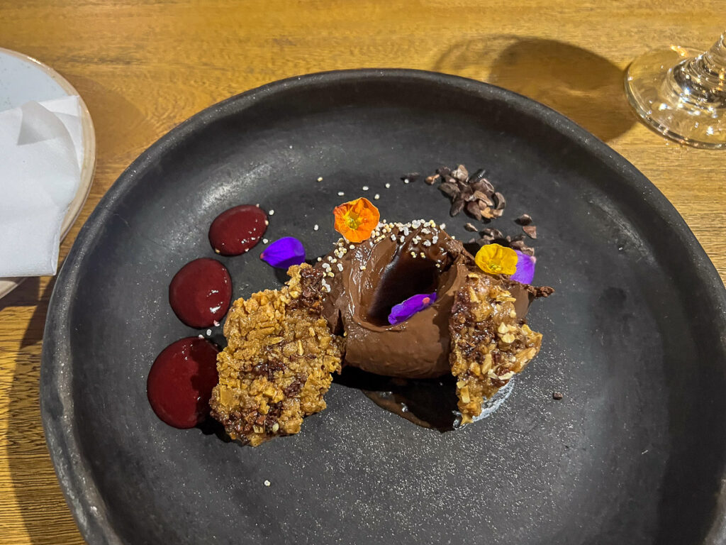Dessert at Cannúa Lodge