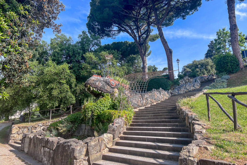 Dragon of Florence stairs