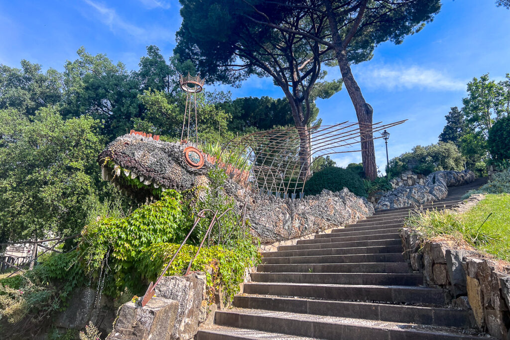 Dragon of Florence stairs