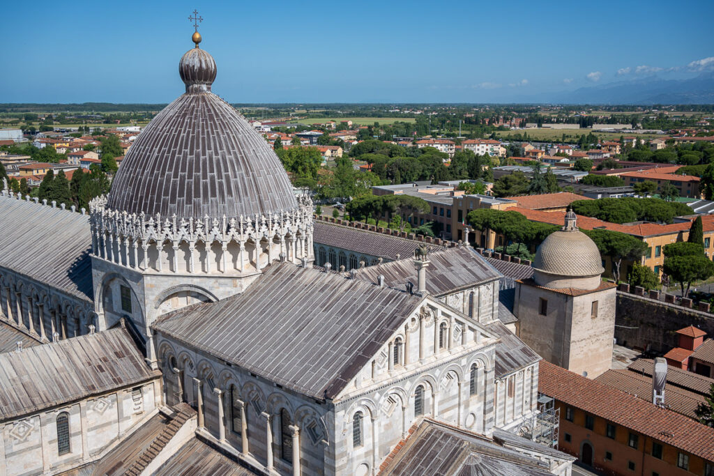 View from the Leaning Tower Pisa