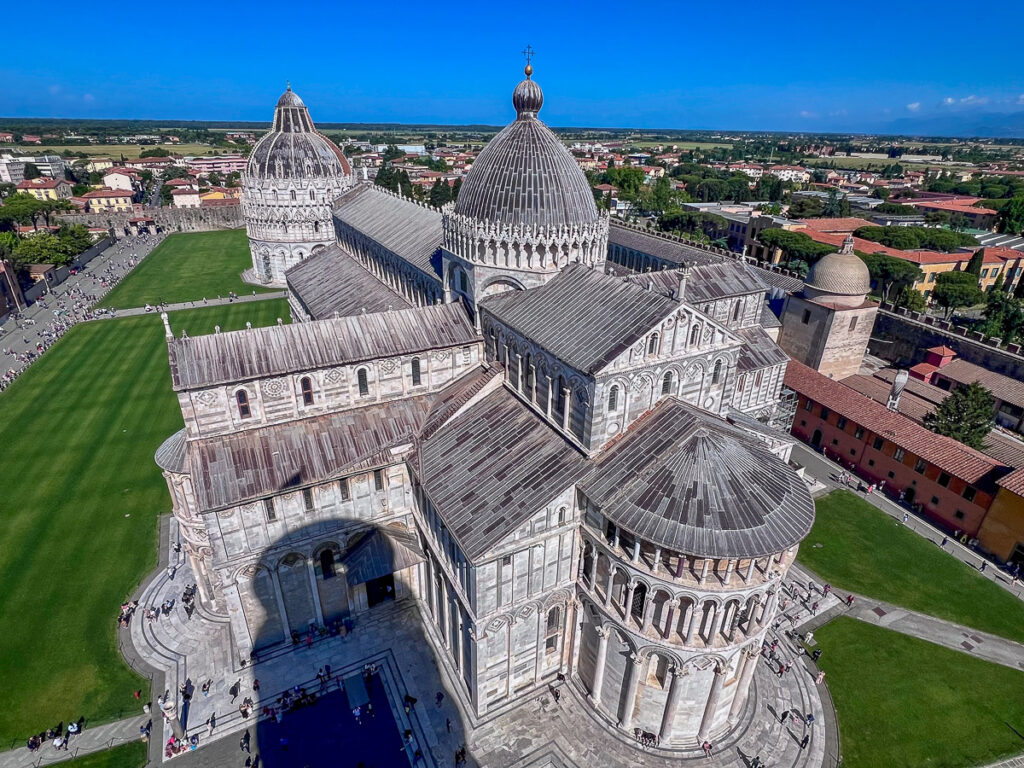 View from the Leaning Tower Pisa