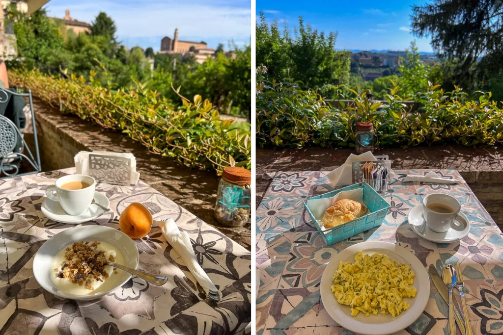 Breakfast at Il Giardino di Pantaneto - Siena