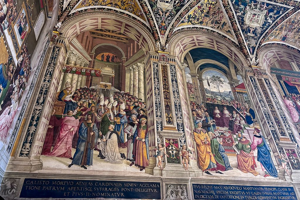 Piccolomini Library in Siena