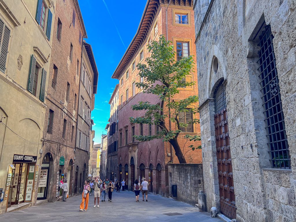 Via di Citta in Siena