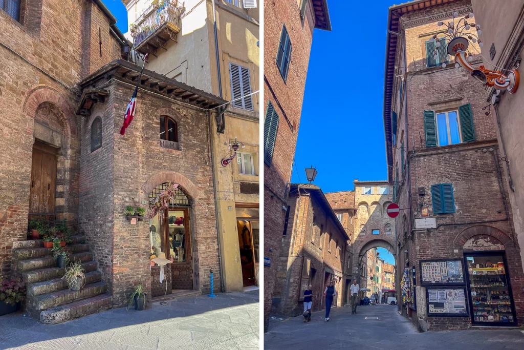 Streets of Siena, Italy