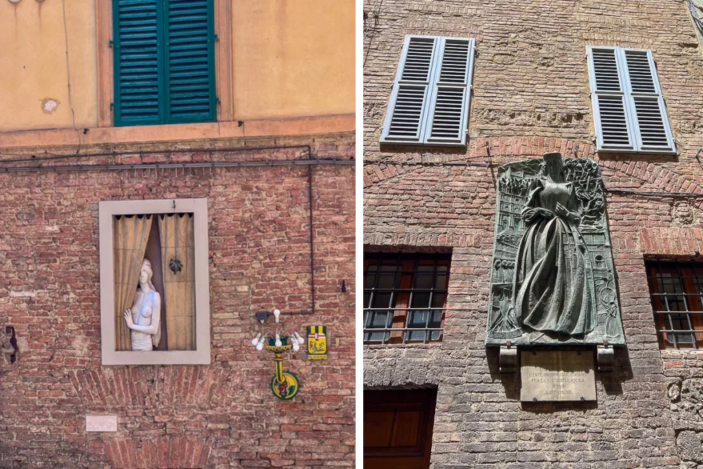 Woman at the window - Siena